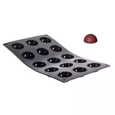 Mata silikonowa Moul'Flex do ciastek - półkul